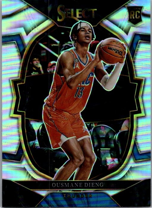 2022-23 Panini Select #76 Ousmane Dieng Silver Prizms