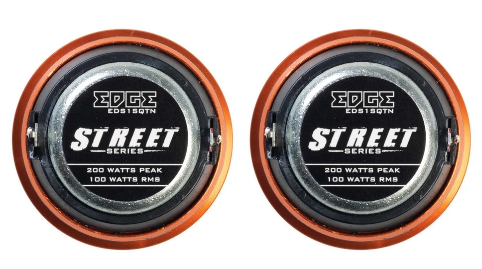 Edge EDS1SQTN 1 Way 1.9 Inch Silk Dome Tweeter 4 Ohms 100 W RMS Street Series - Image 4 of 4