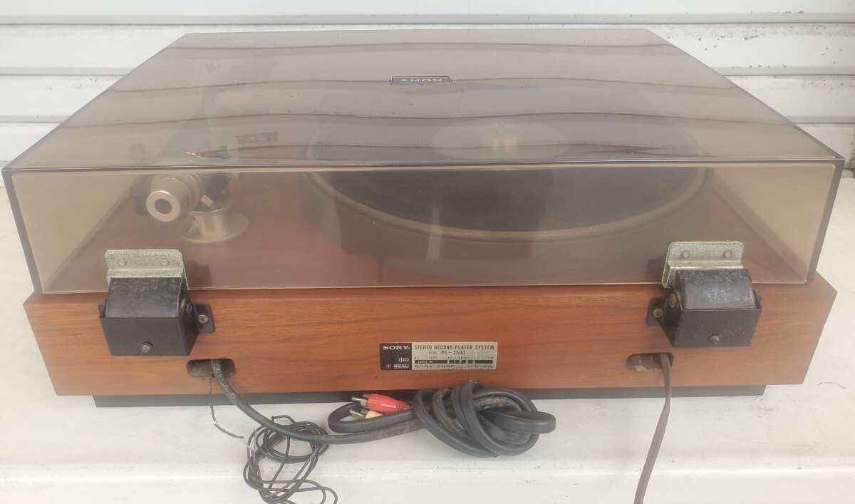 SONY レコードプレーヤー　2500 Sony PS-2500 Direct Drive Turntable Vintage Audio 1971 From Japan