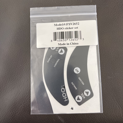Fat Shark Dominator HDO Brillenaufkleber FSV2652