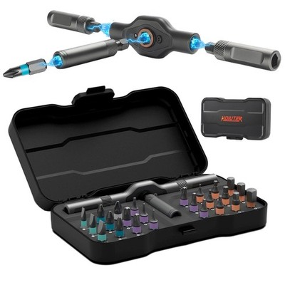 24-in-1 Magnetic Ratchet Screwdriver Set, 2026 Upgraded Multifunction Ratchet...