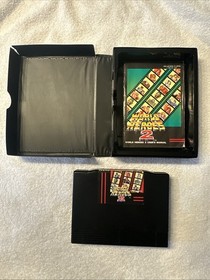 Authentic World Heroes 2 - Neo Geo AES US Version, Tested, Please Read!