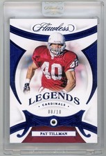 2020 Panini Flawless LEGENDS Pat Tillman 8/10 Sapphire Gem #71 Sealed