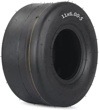 (1 Pack) 11x6.00-5 Tubeless Zero Turn Mower Tire, Smooth 1PACK 