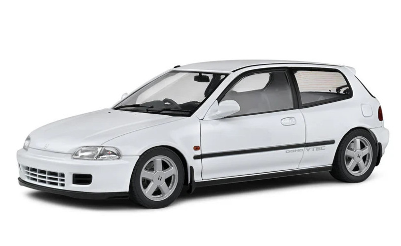 1/18 HONDA CIVIC 1991 Hatchback EG6 Die-Cast Model Car -WHITE-