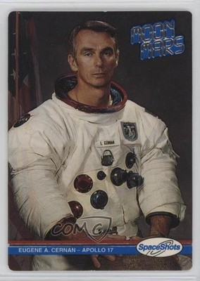 1991 Space Shots Moon Mars Gene Cernan Eugene A Cernan Apollo 17 #23 5ui