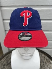 Phillies New Era 9Twenty YOUTH Baseball Cap Cotton Genuine MLB Merchandise-EUC