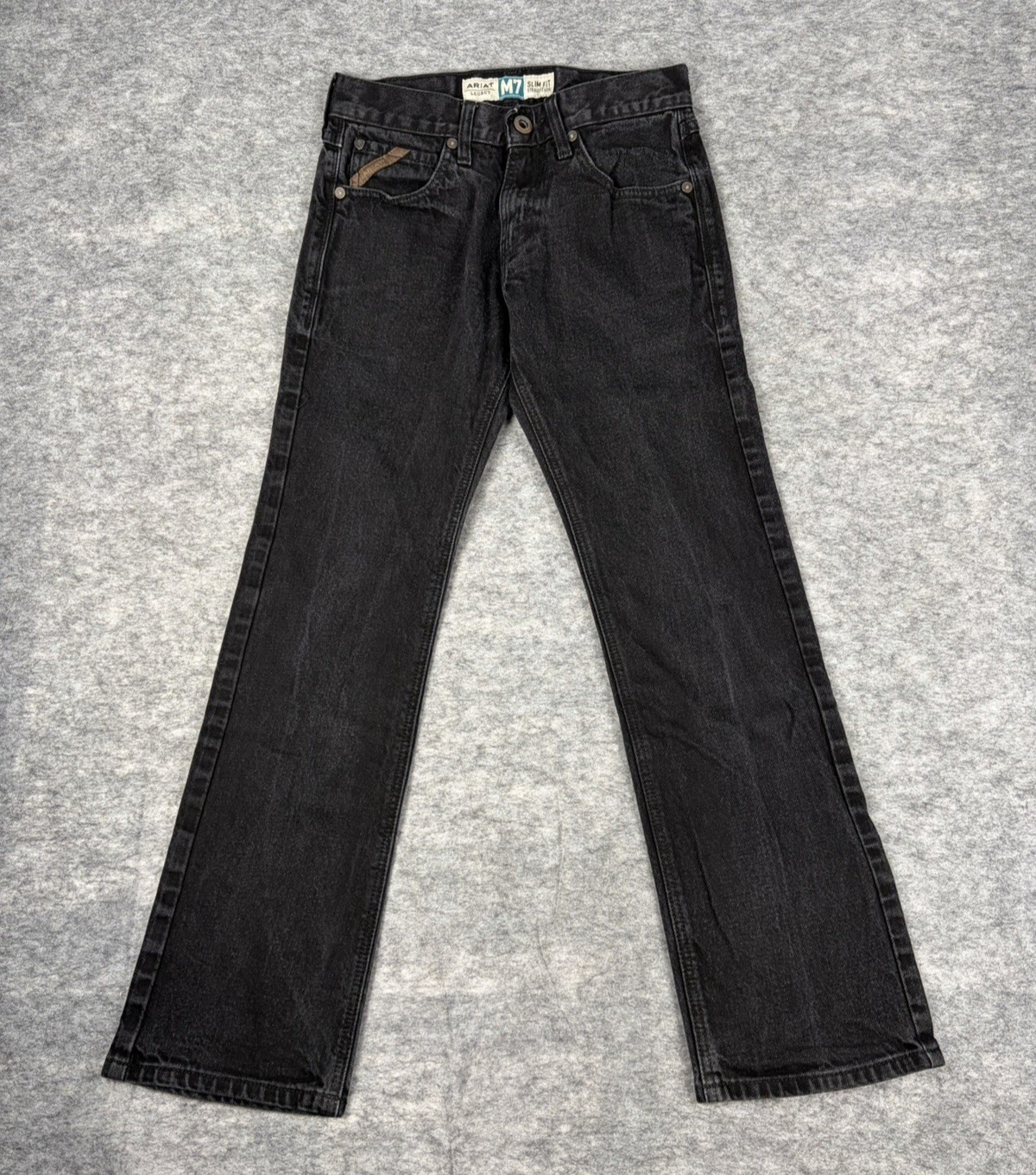 S 28x30 Legacy M7 Slim Fit Straight Leg Black Western Classi