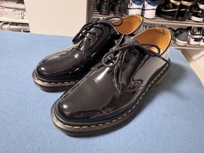 Dr Martens 1461 Black Patent Leather In 42