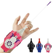 QGHZA Pink Spider Web Shooter with Gloves Superhero Cosplay Toy
