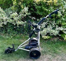 PowaKaddy Freeway Titanium electric golf trolley with lithium battery & charger