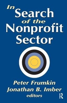 In Search of the Nonprofit Sector by Jonathan B. Imber (English) Hardcover Book
