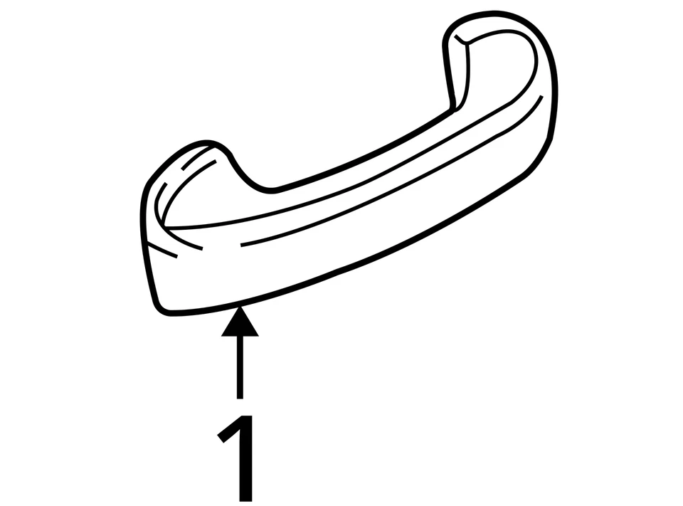 2002 - 2007 Saturn Vue 发球杆左门后把手外部组件 ZKPL2 — 第 4/4 张图片