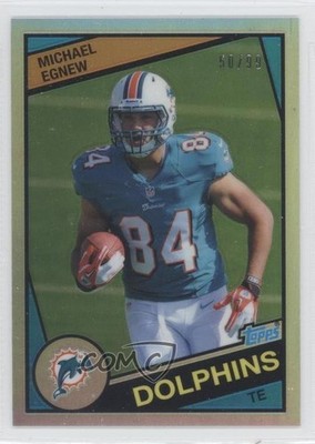 2012 Topps Chrome 1984 Design Refractor 50/99 Michael Egnew #34 Rookie RC 0v1