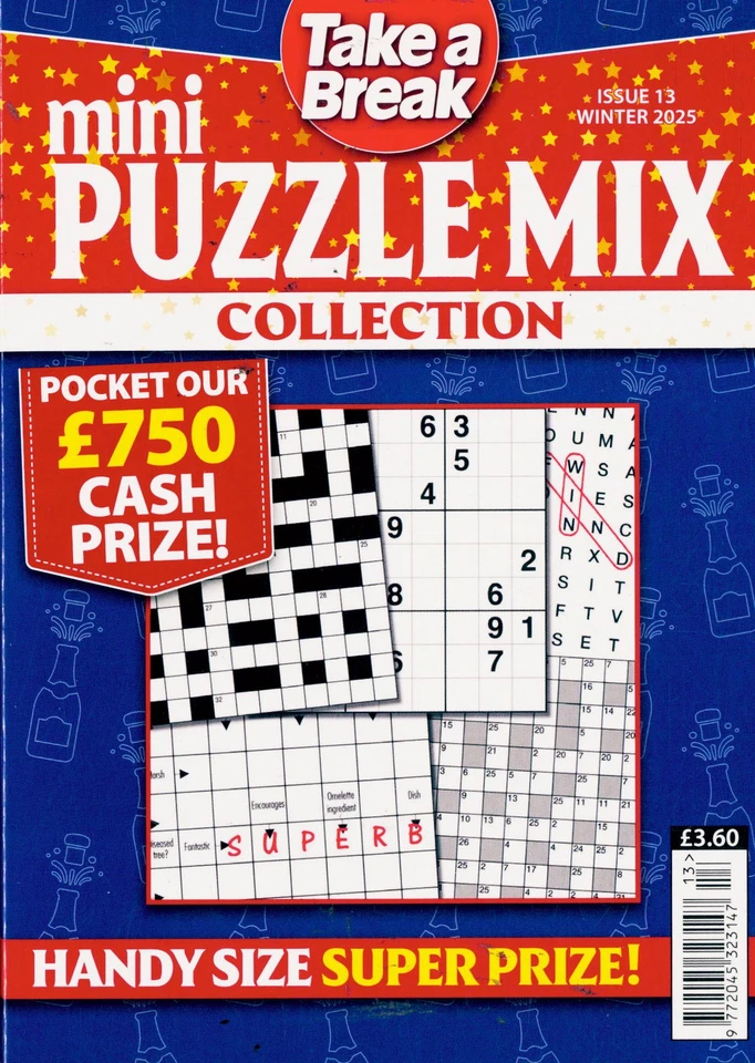 TAB MINI PUZZLE MIX COLL MAGAZINE NO 13