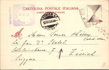 Italia 1904 Milán - Milán: El Castillo Sforza Cubierta PPC a Suiza - D1116