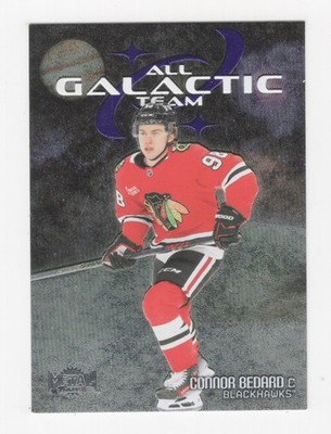 2025-26 METAL UNIVERSE PURPLE 263/349 ALL GALACTIC TEAM CONNOR BEDARD BLACKHAWKS
