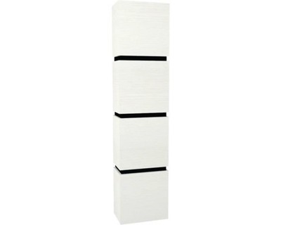 Hängehochschrank mit 4 Türen Devo Viva 2.0 rechts BxHxT 40x170x26 cm strukture w