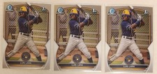 2023 Bowman Chrome #100 Luis Lara 1st Bowman Chrome 3 card lot