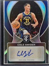 Cole Swider 2024-25 Totally Certified Signatures TCS-SWI Indiana Pacers