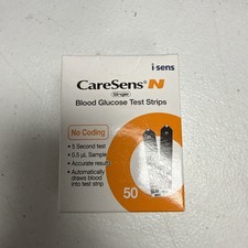 CareSens N Test Strips - 50 Diabetic Test Strips Authorized Seller 05-2027