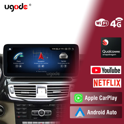 For Mercedes Benz CLS W218 Android 13 Screen Carplay Multimedia Monitor 12.3''