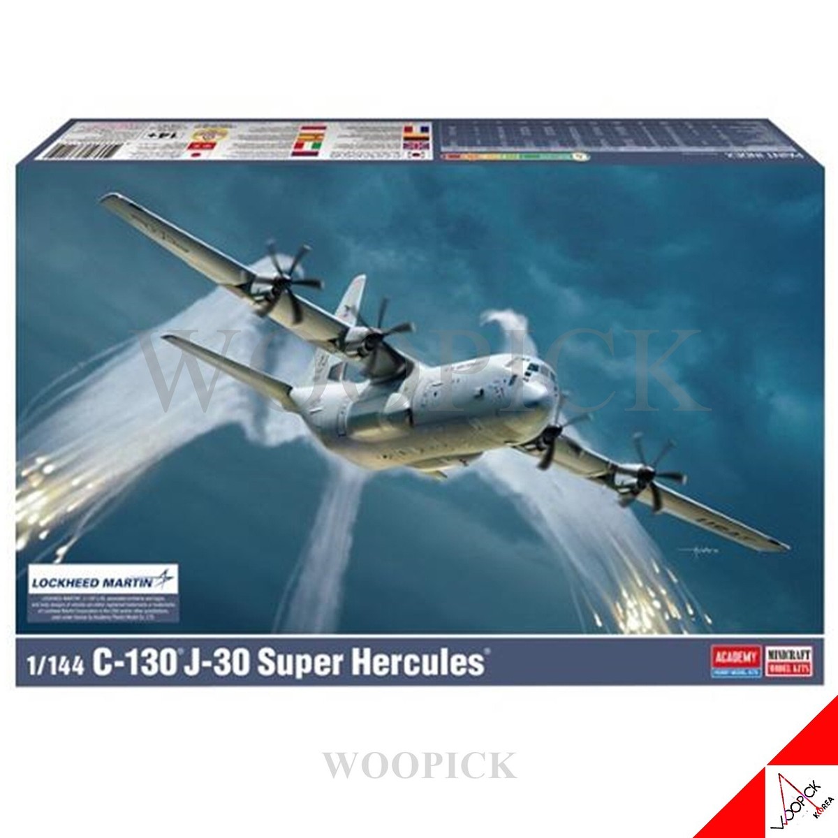 Academy 1/144 C-130 J-30 Super Hercules Cargo Aircraft Model kit