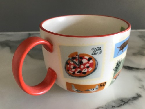 Taza Anthropologie - Estampillas postales de Nueva York - Imagen 5 de 9