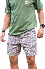 Burlebo Classic Deer Camo Everyday Shorts - Grey X-Large,