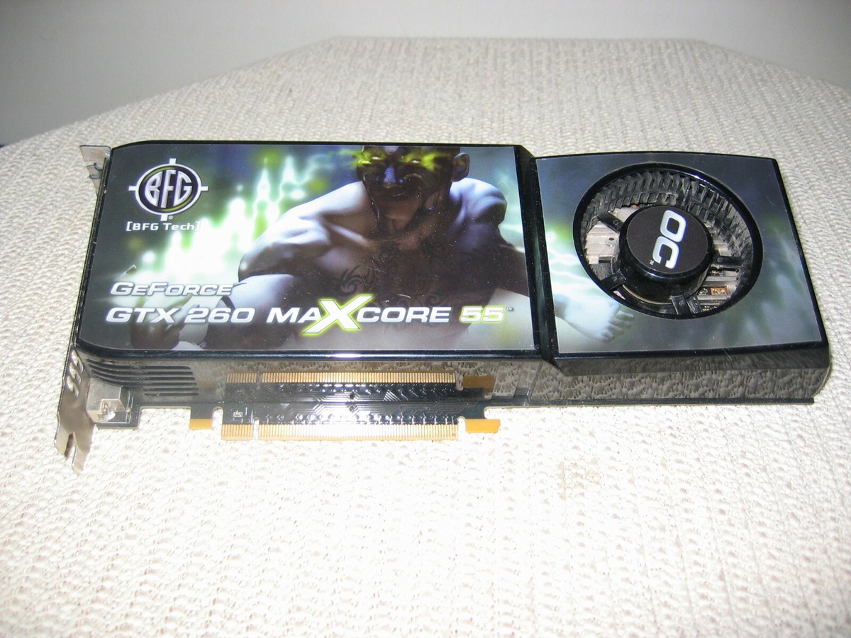 896mb Ddr3 Xfx Nvidia Geforce Gtx 260 Available BFG Technologies