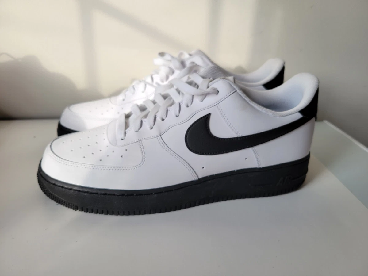 Nike air force 1 low white black sales