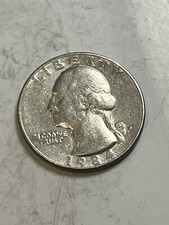 1984 D Washington Quarter (D)  Filled Mint Mark Coin  Deal Of the Day
