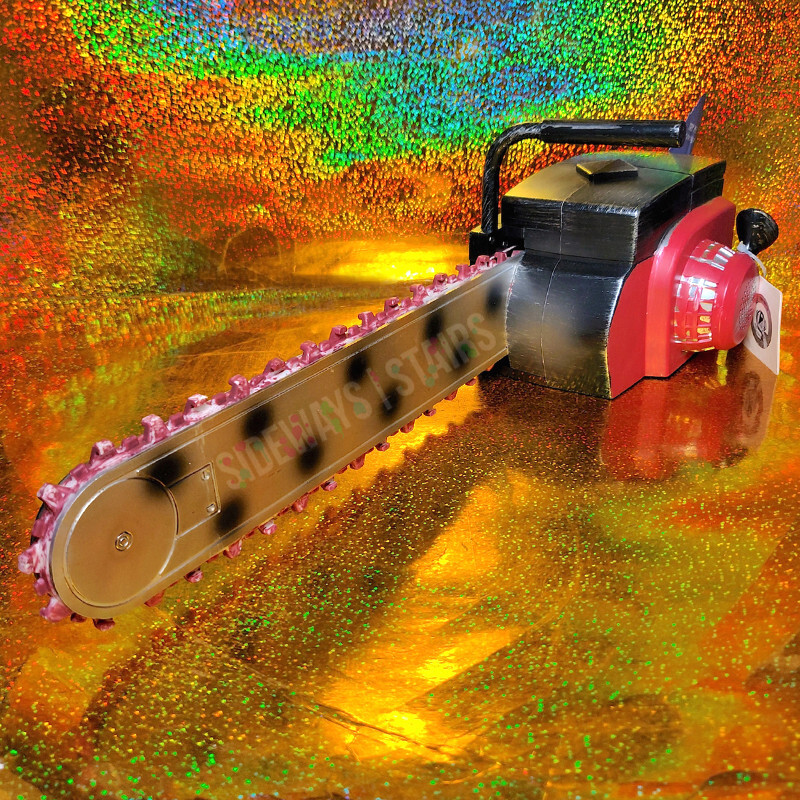 GEMMY CHAINSAW ANIMATED W/ SOUND Halloween prop Leatherface Evil