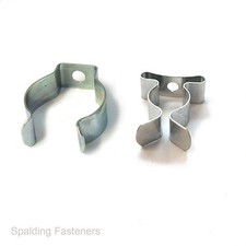 Metric Zinc Plated Steel Super Grip Closed Tool Clips 10mm To 32mm