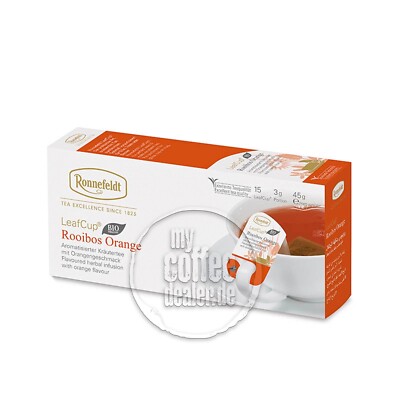 Ronnefeldt LeafCup Rooibos Orange BIO 6 x 15 Beutel