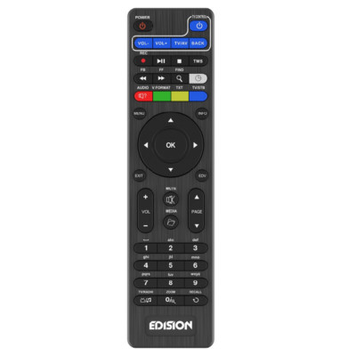 Edision Fernbedienung EDI-RCU 2 Learn Slim für viele Edision Receiver