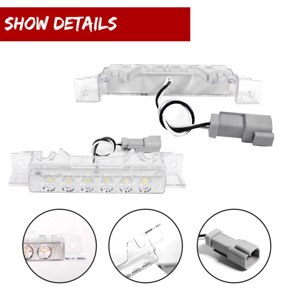 5PCS Clear Lens Amber LED Cab Roof Marker Lights For 2003-up Volvo VN/VNL Truck - Image 4 of 4