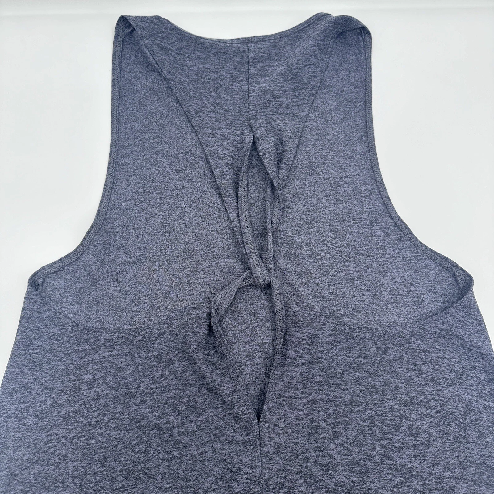 beyond-yoga heather criss cross racerback workout gym tank-top