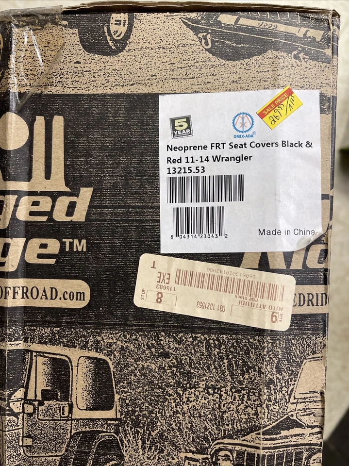 Fundas de asiento delanteras de neopreno rojo para Jeep Wrangler JK 11-18 13215.53 Rugged Ridge Foto 3 de 4