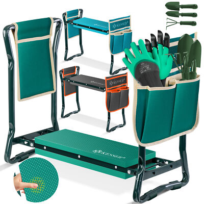 KESSER  Kniebank 2 in 1 XXL Kniesitzbank Klappbar Gartenhocker Gartenkniebank