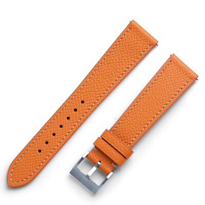 Genuine Leather Epsom Leather Watch Strap - 18mm, 19mm, 20m, 22mm - Zermatt Hypo