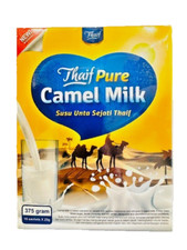 New THAIF 100% Pure Camel Milk Powder 375g No Sugar DairyFree 15 Sachet x 25g UK