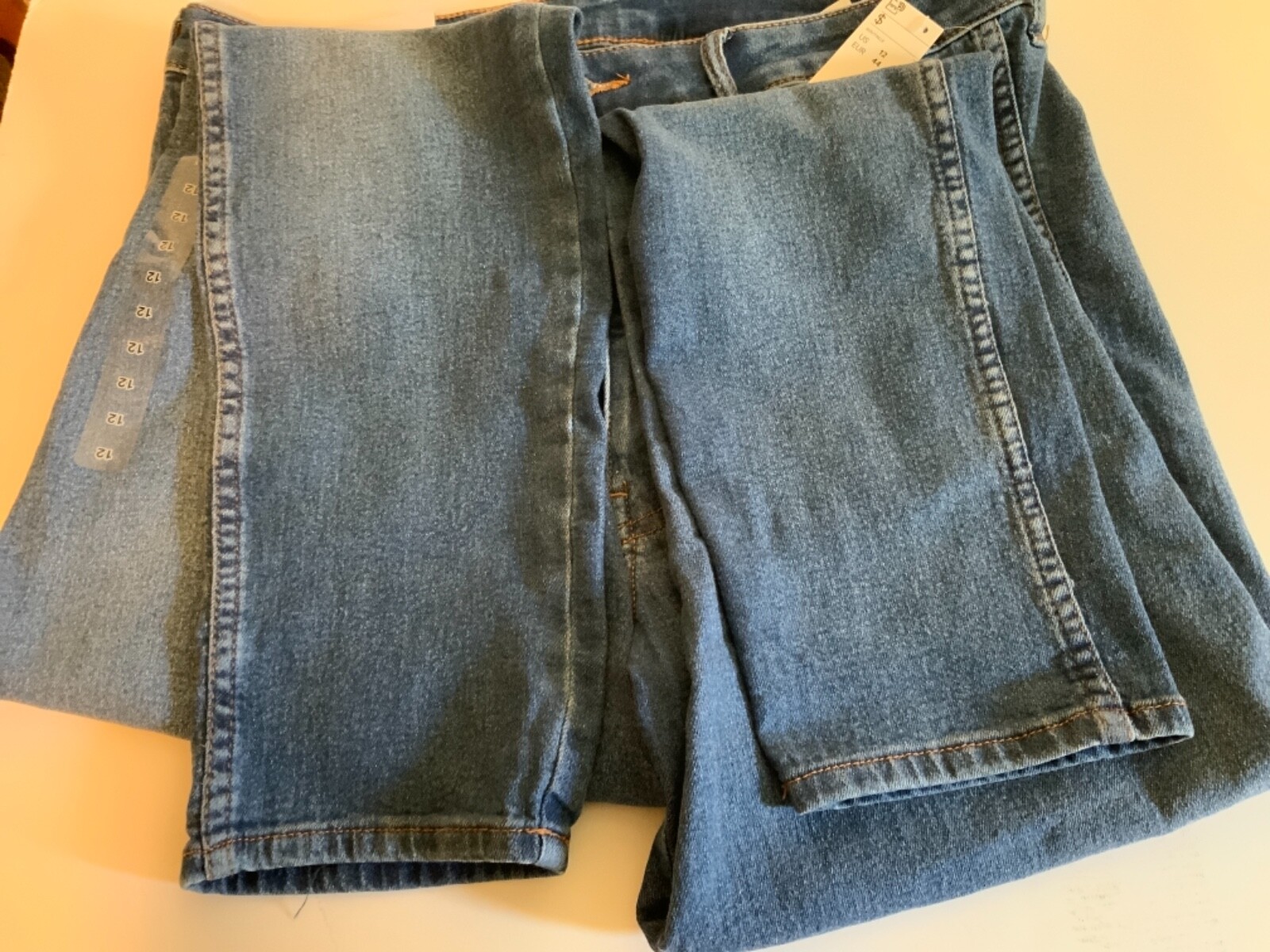 H&N HIGH WAISTED SKINNY JEANS SIZE 12 NWT
