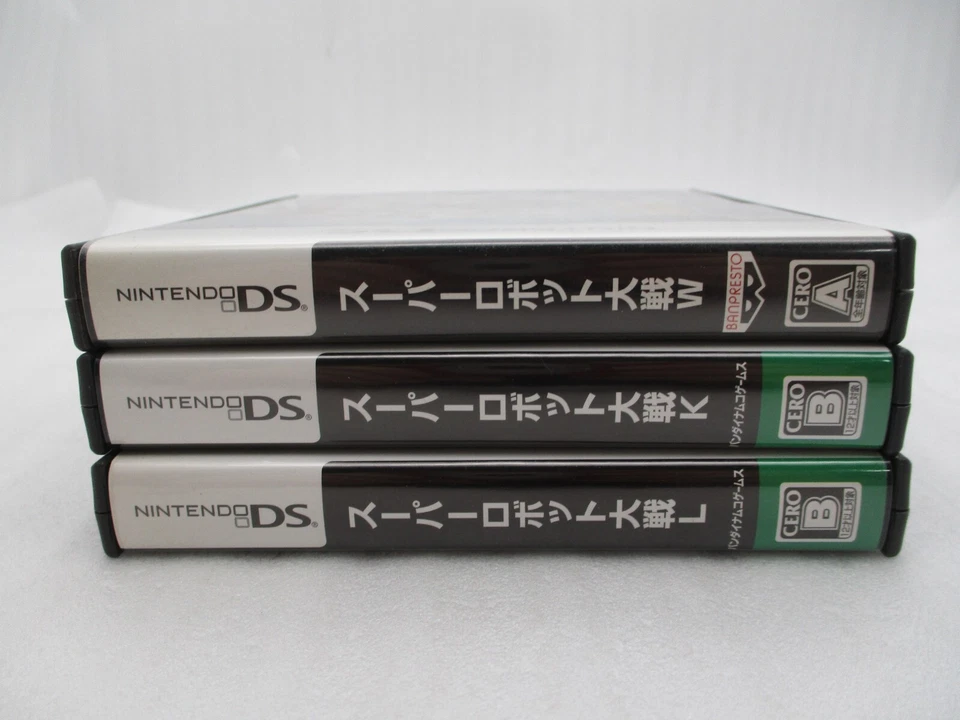 Nintendo DS Super Robot Wars K W L 3Games Set Japan import Gundam Evangelion NDS - Image 3 of 4