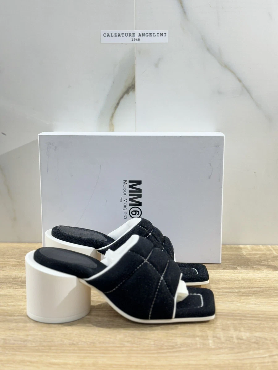 MM6 Maison Margiela Paris Femmes Sandale Luxury Femme Sandale Noir