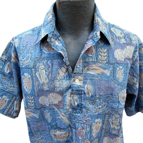 RJC Hawaiian Aloha Shirt Reverse Print 