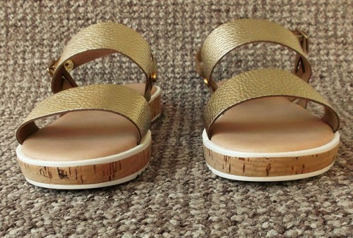 Kaleidoscope Gold Strappy Sandals Size UK5 - Picture 6 of 10