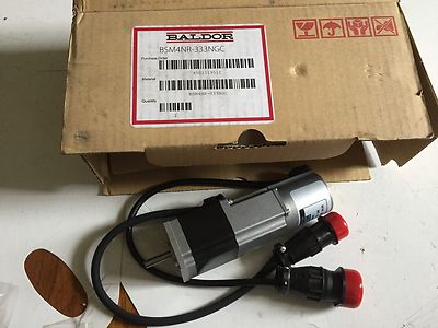 NEW BALDOR BSM4NR-333NGC SERVO MOTOR AC 100W OUTPUT 3000RPM BRUSHLESS NEMA,DG