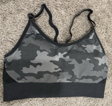 Members Mark Sports Bra Women's L Seamless Adjustable Support Athletic Sport