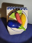 Cali Pottery Cannister 3D Vegetable Eggplant Pepper Squash 9" Signed — photo 2